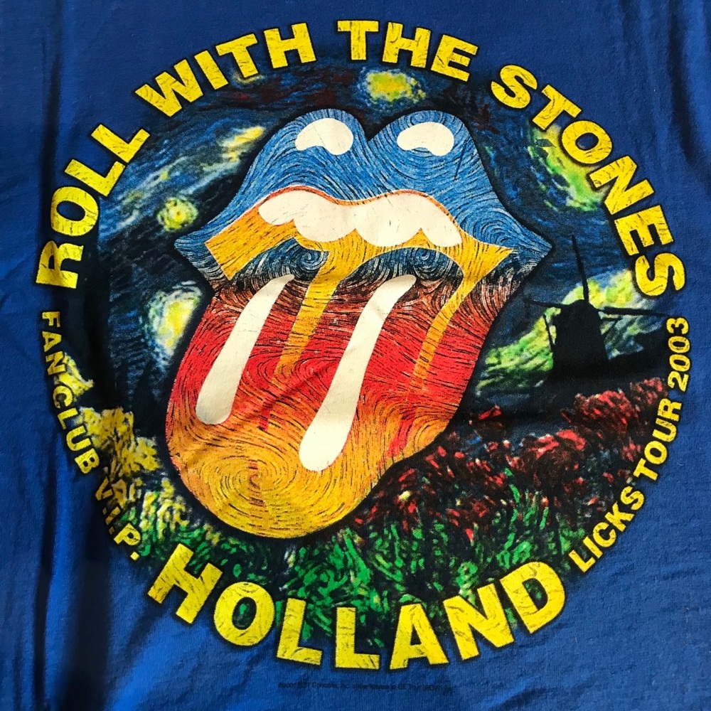 Rolling Stones Holland Licks Tour 2003 VIP T-Shirt